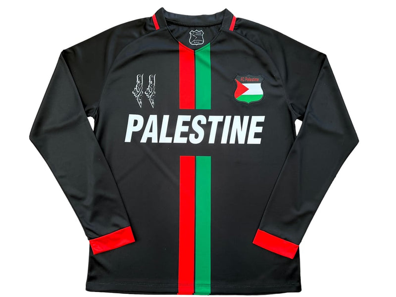 Maillot FC Palestina Noir Manche Longue - Maillot Palestine Officiel