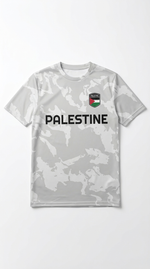 Maillot Football Palestine Gris - Vue 2