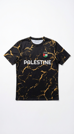 Maillot Football Palestine Noir et Or - Vue 2