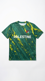 Maillot Football Palestine Vert et Jaune - Vue 2