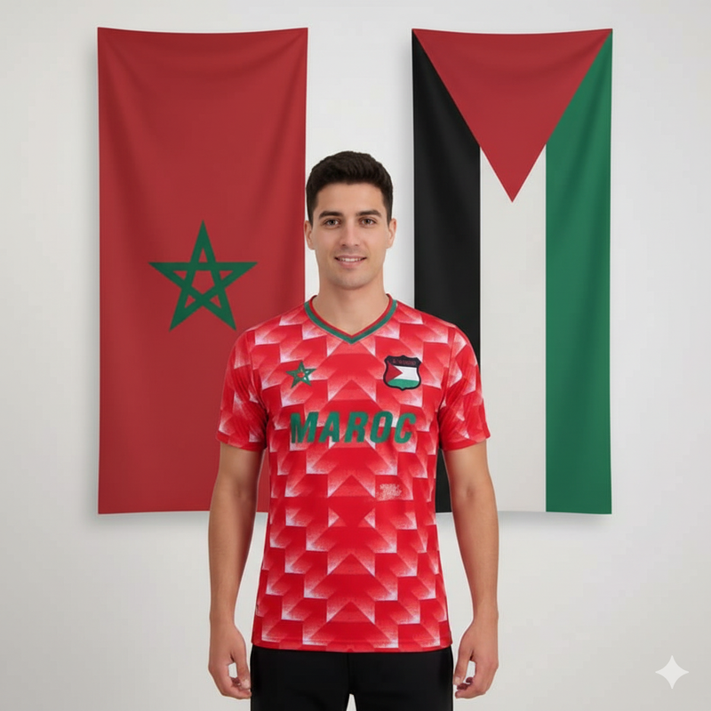 Maillots Maroc Palestine
