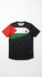 Maillot Palestine Noir - Drapeau Palestine - Vue 2