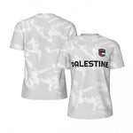 Maillot Football Palestine Bleu Foncé et Rouge - Vue 4