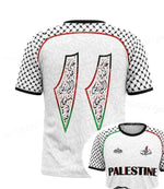Maillot Palestine Blanc - Edition Keffieh - Vue 4