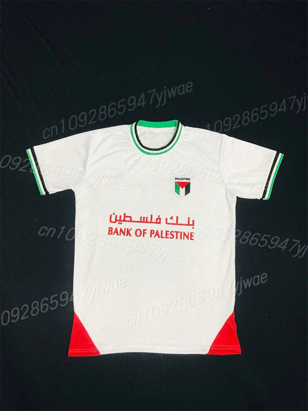 Maillot Bank Of Palestine Blanc, Rouge et Vert