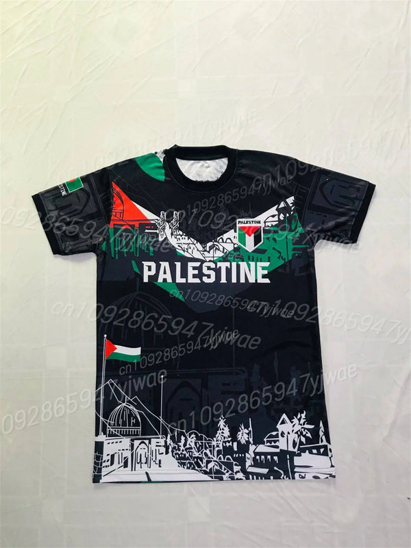 Maillot Palestine Noir – Édition Jérusalem