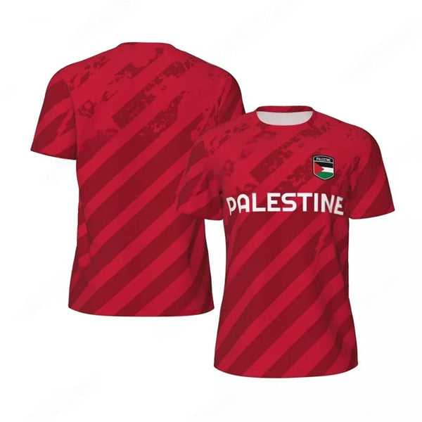 Maillot Football Palestine Rouge