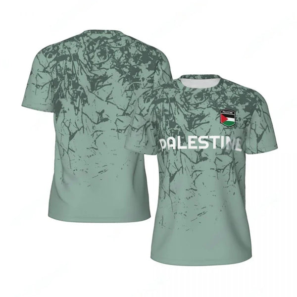Maillot Football Palestine Vert Clair