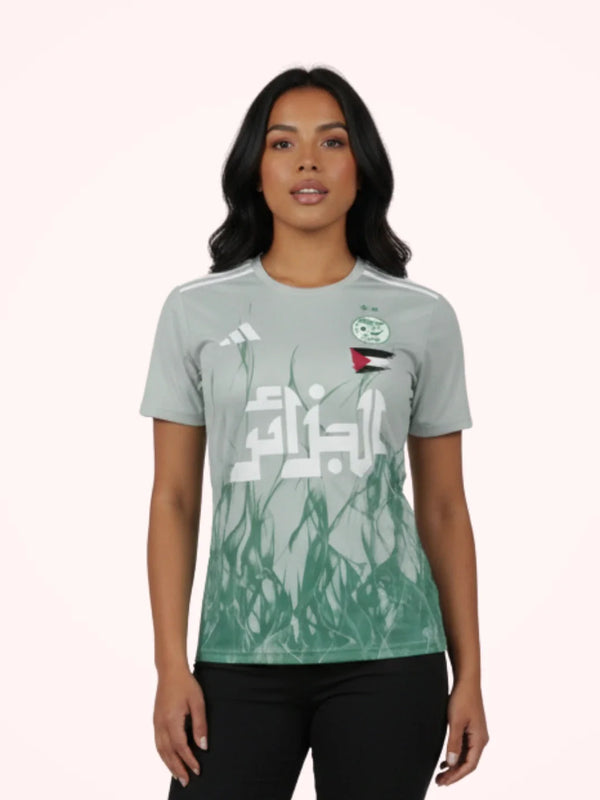 Maillot Algérie Palestine Vert Femme
