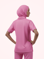 Maillot Algérie Palestine Femme Rose - Vue 2