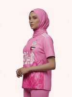 Maillot Algérie Palestine Femme Rose - Vue 4