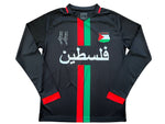 Maillot Palestine Manche Longue Noir - Vue 1