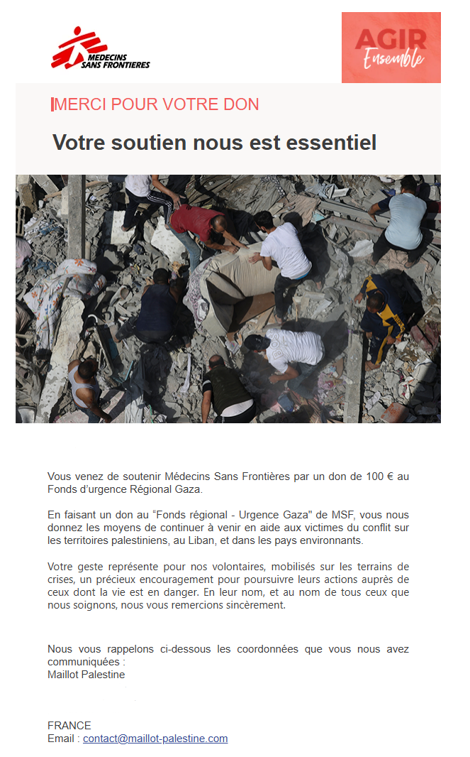 Virement MSF - Janvier 2026