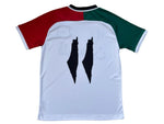 Maillot FC Palestina Blanc, Vert et Rouge - Vue 4