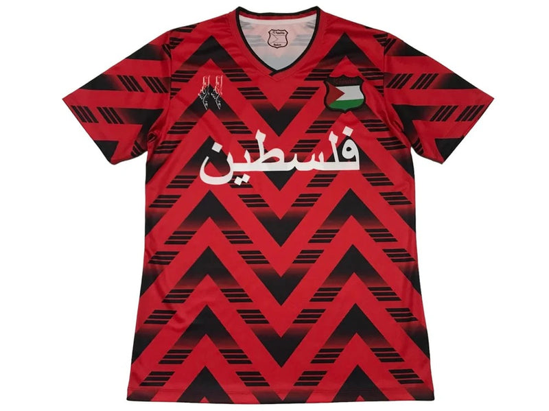 Maillot FC Palestina Rouge et Noir - Maillot Palestine Officiel