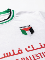 Maillot Bank Of Palestine Blanc, Rouge et Vert - materiau_zoom - Vue 3