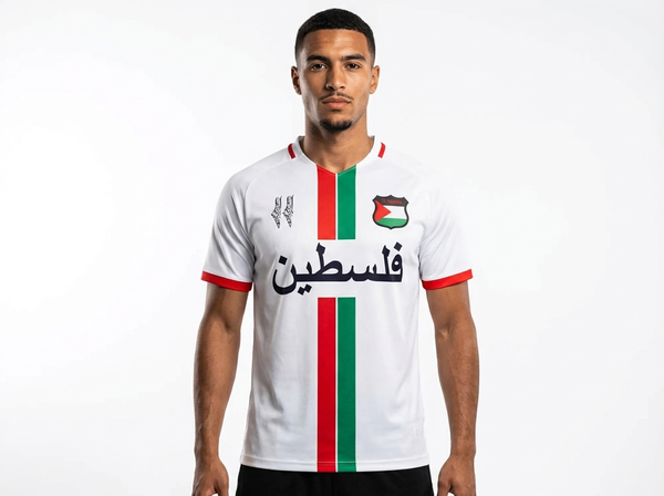 Maillot FC Palestina Blanc (version arabe)