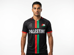 Maillot FC Palestina Noir - Couleur Palestine - mannequin_face - Vue 1