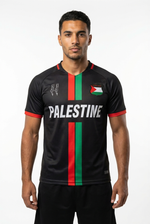 Maillot FC Palestina Noir - Couleur Palestine - mannequin_face - Vue 8