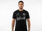 Maillot FC Palestina Noir - mannequin_face - Vue 1