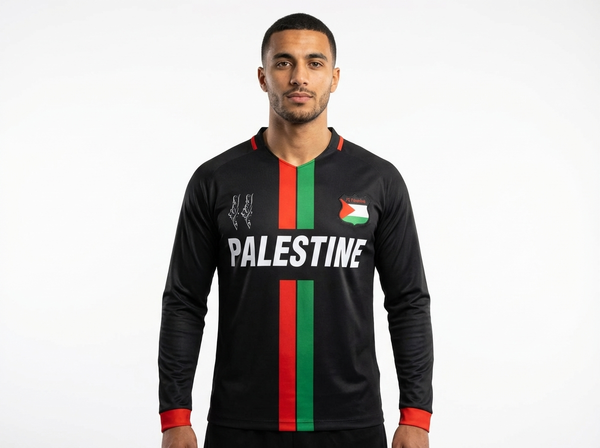 Maillot FC Palestina Noir Manche Longue