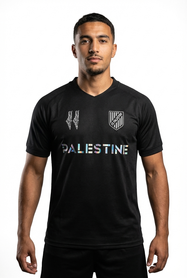 Maillot FC Palestina Noir et Incandescent