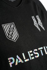 Maillot FC Palestina Noir et Incandescent - materiau_zoom - Vue 8