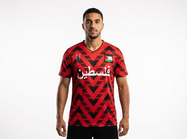 Maillot FC Palestina Rouge et Noir