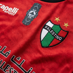 Maillot FC Palestino Rouge - materiau_zoom - Vue 3
