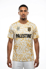 Maillot Fc Palestina Jaune - mannequin_face - Vue 1