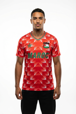 Maillot Maroc Palestine Rouge - mannequin_face - Vue 5