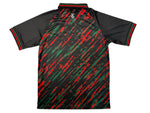 Maillot Style Polo FC Palestina Noir Rouge & Vert - Vue 2
