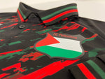 Maillot Style Polo FC Palestina Noir Rouge & Vert - Vue 3